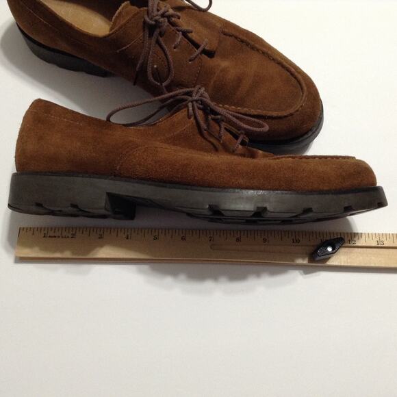 Polo Ralph Lauren Shoes Mens 11.5D Brown Suede Leather Tread Lace Up Dress main image 9
